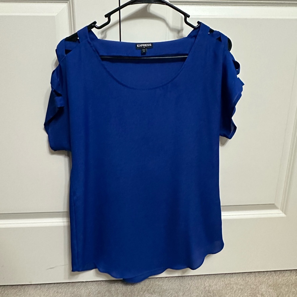 Express Blue Blouse